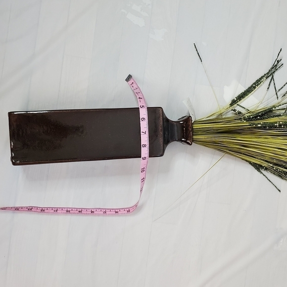 CONTEMPORARY Artisan Created Acrylic Vase 13.5" x 4" Fair Trade - Picture 4 of 5